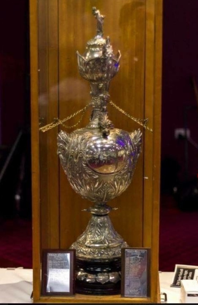 The Wesley Hall Cup, the holy grail of Central Queensland football.