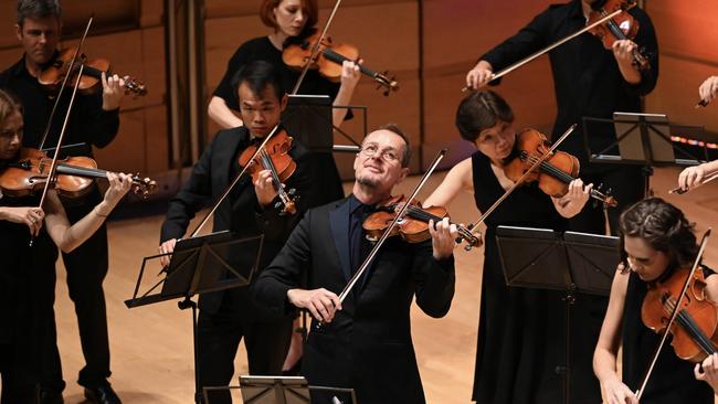 Australian Chamber Orchestra presents Mozart, with Richard Tognetti, centre. Picture: Supplied