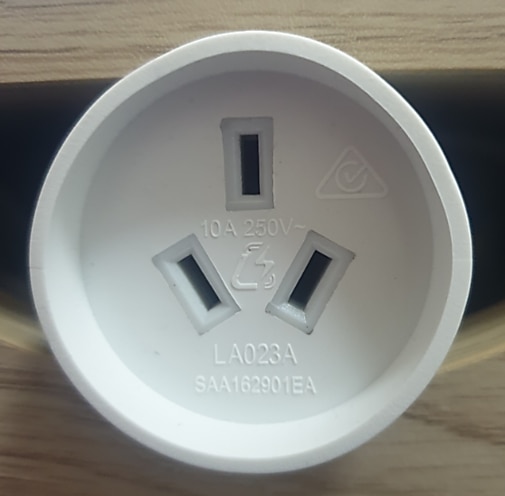 The socket also has a distinct number.