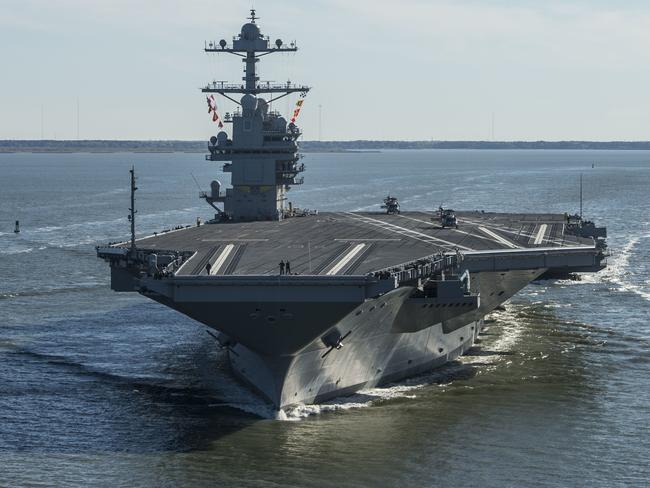 The USS Gerald R. Ford.