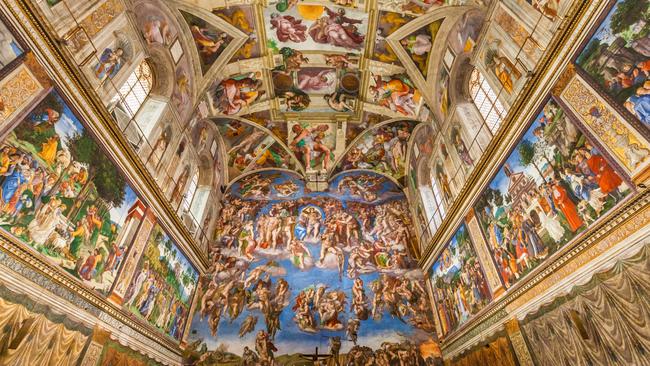 The Sistine Chapel.