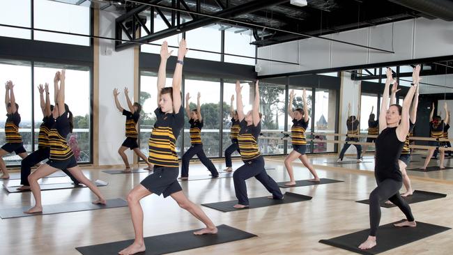 Scotch College fees include facilities and programs to boost student health and wellbeing, such as pilates and yoga. Picture: Dean Martin