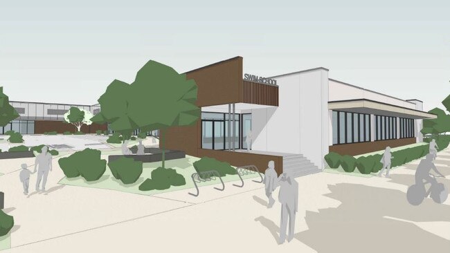 The swim school at James Street Central. Renders: V Architecture