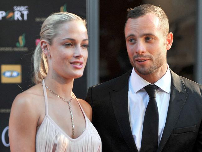 Oscar Pistorius and Reeva Steenkamp dated before he killed her. Picture: AFP.