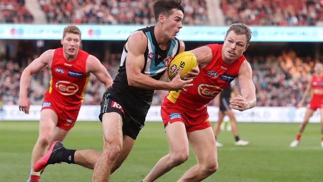 Connor Rozee’s ability to make an impact in the front-half is a huge bonus for Port.