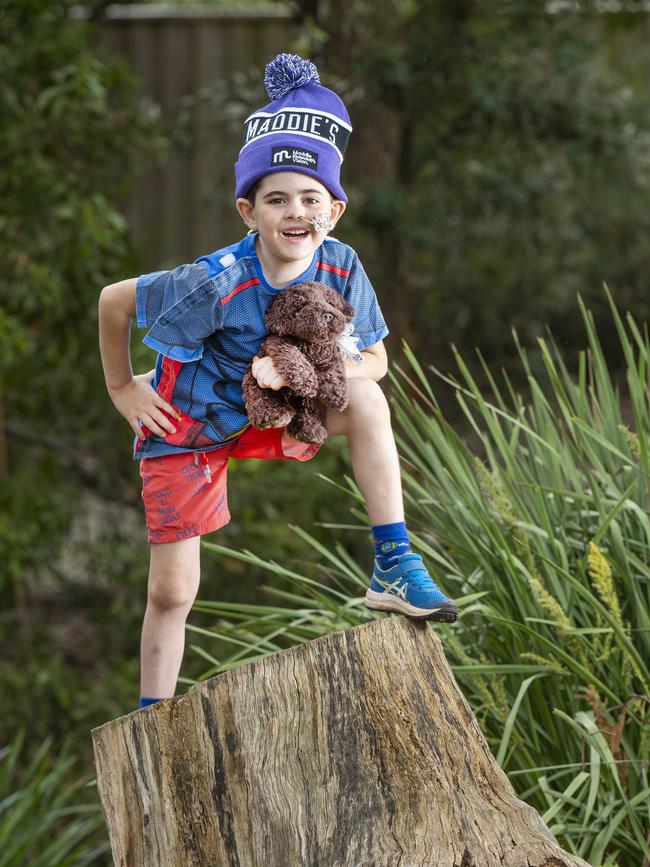 Liam Lund who has severe Aplastic Anaemia. Picture: Rob Leeson