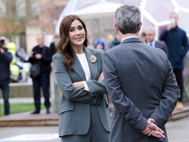 Crown Prince Frederik of Denmark and Crown Princess Mary of Denmark visit the DAC Danish Architecture Center on November 08, 2023 in Copenhagen, Denmark. Picture: Carlos Alvarez/Getty Images