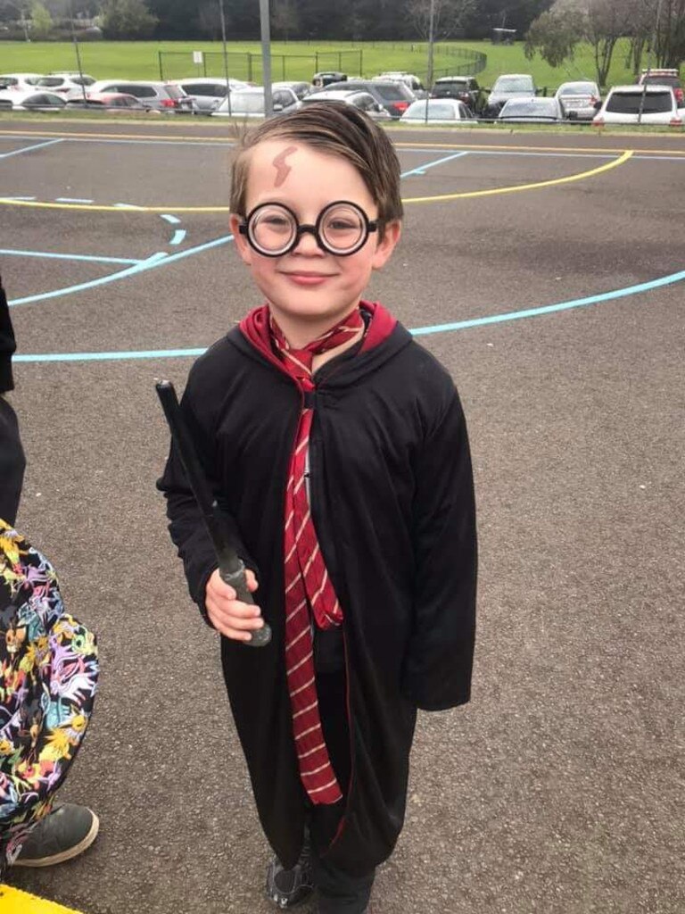 Charlie dressed as Harry Potter for his first Book Week.