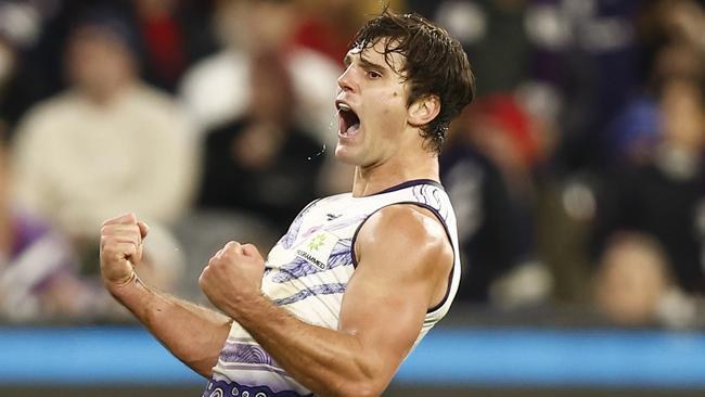 Lachie Schultz was one of the heroes for Fremantle.