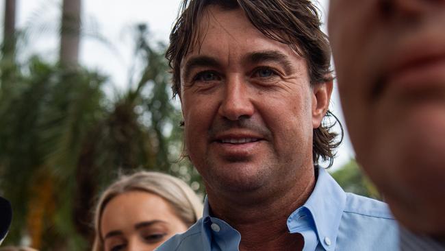 Matt Wright arrives at the Darwin Local Court on Thursday. Picture: Pema Tamang Pakhrin