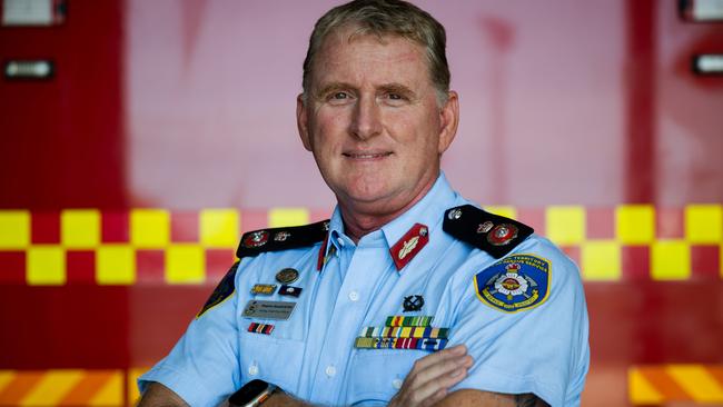 Northern Territory Fire and Emergency Services (NTFES) announced the permanent appointment of Stephen Sewell AFSM as Chief Fire Officer. Picture: Pema Tamang Pakhrin