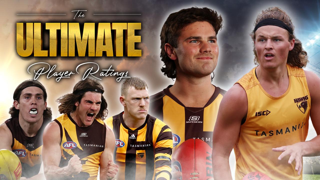 AFL 2025 Hawthorn ultimate player ratings Jack Ginnivan, Nick Watson