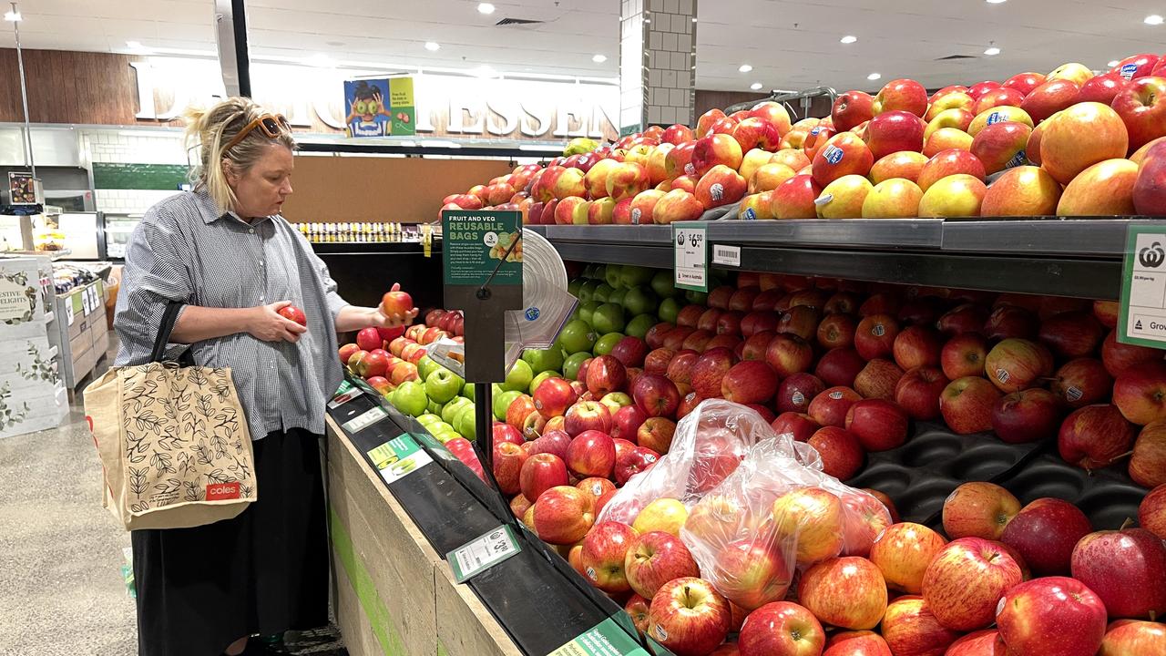 Grocery prices have faced the biggest annual increase since 2019 with prices up 9.49 per cent on this time last year. Picture: NCA NewsWire / David Geraghty