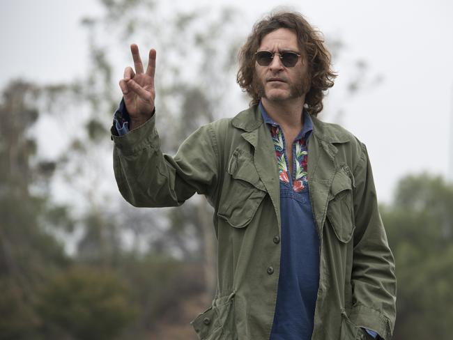 Talented ... Joaquin Phoenix as Larry "Doc" Sportello in "Inherent Vice." Picture: AP Photo/Warner Bros Pictures, Wilson Webb