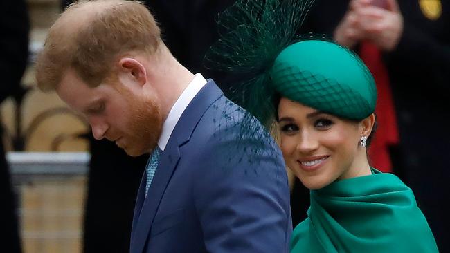 ‘It is with great joy that Prince Harry and Meghan, The Duke and Duchess of Sussex, welcome their daughter, Lilibet “Lili” Diana Mountbatten-Windsor, to the world,’ the couple announced overnight. Picture: AFP