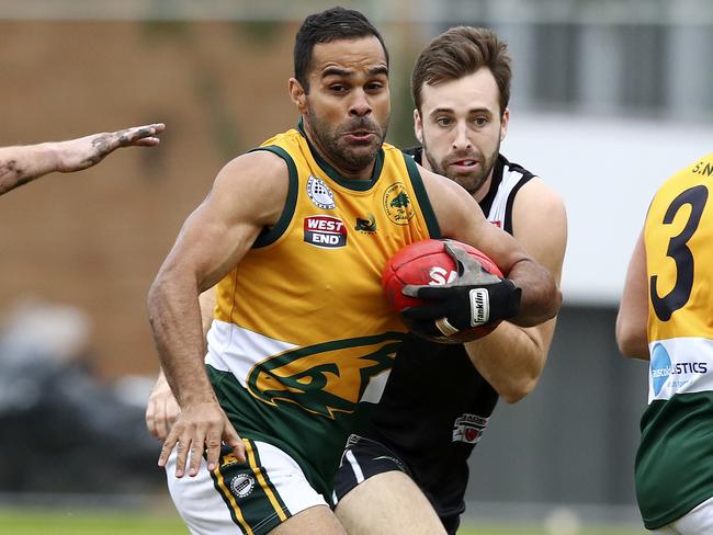 Adelaide University v Salisbury North at University Oval. Alexander Stengle. Picture Sarah Reed