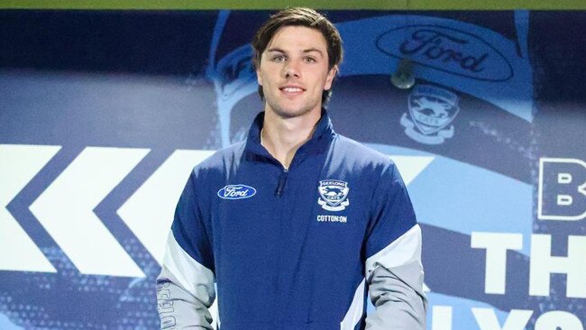 The Cats secured Ollie Henry, brother of defender Jack, to aid in their premiership defence. Picture: Geelong Cats Media