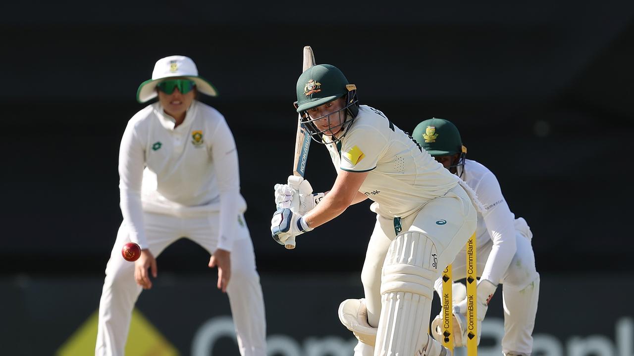 Alyssa Healy fell agonisingly short of a heroic hundred. Picture: Paul Kane/Getty Images.