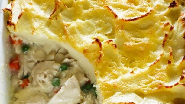 Creamy chicken cottage pie – yes please!