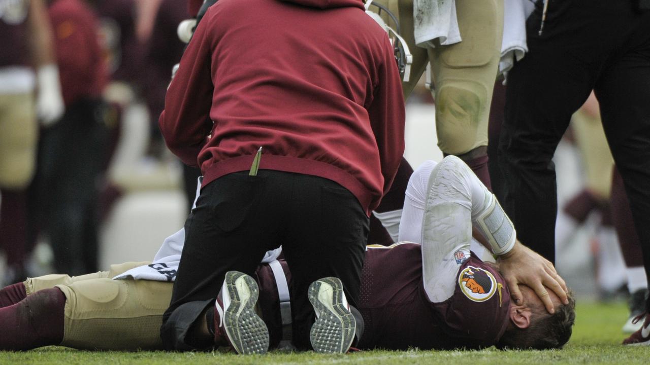 Alex Smith suffers gruesome ankle injury.