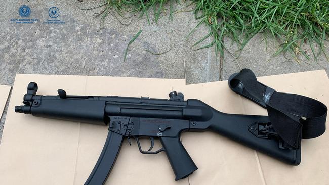 A northern suburbs man will face court after police seized cannabis, gel blasters and replica guns from a Salisbury home. Picture: SA Police