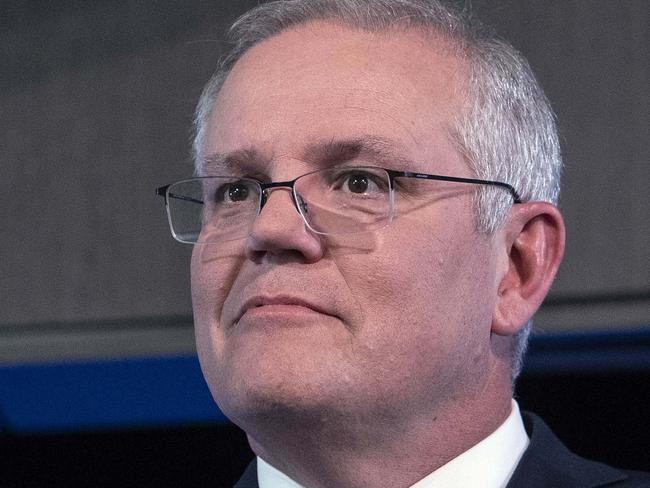 CANBERRA, AUSTRALIA-NCA NewsWire Photos. 01 OCTOBER 2020: NATIONAL PRESS CLUBAustralian Prime Minister Scott Morrison during his 'Pre-Budget Address' at the National Press Club in CanberraPicture: NCA NewsWire / Gary Ramage