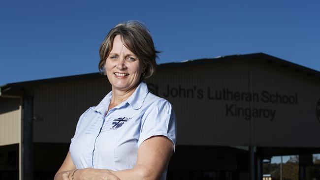 School principal, Karyn Bjelke-Petersen says that a healthy teacher-student relationship is imperative to the school’s success. Photographer: Lachie Millard