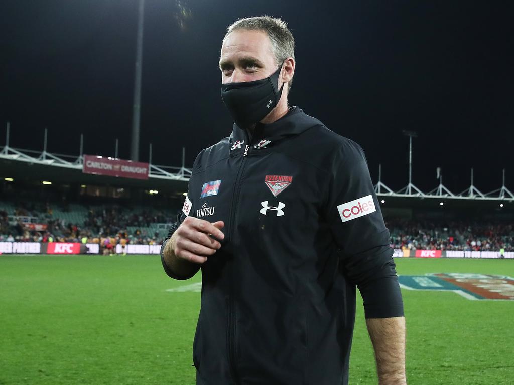 Rutten began coaching the Bombers this season. (Photo by Matt King/AFL Photos/via Getty Images)