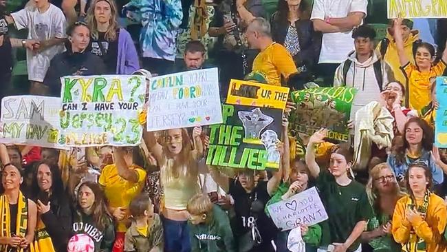 Matildas fans want their favourite player's jersey.