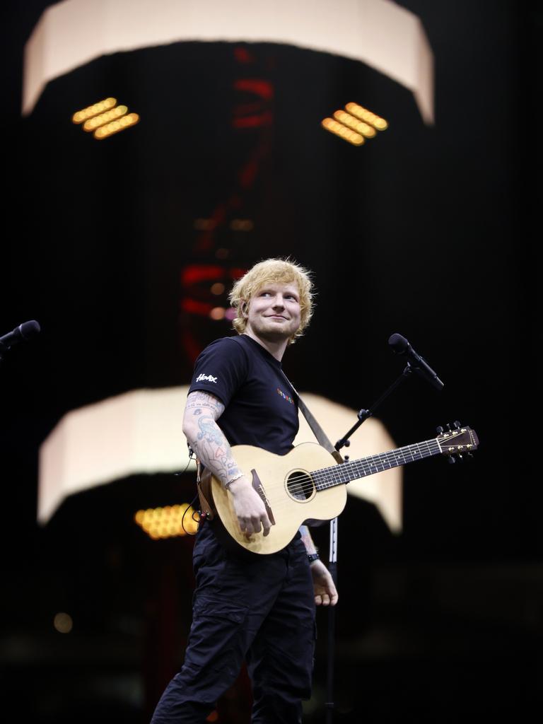 Ed Sheeran Sydney Melbourne Brisbane Pictures Daily Telegraph