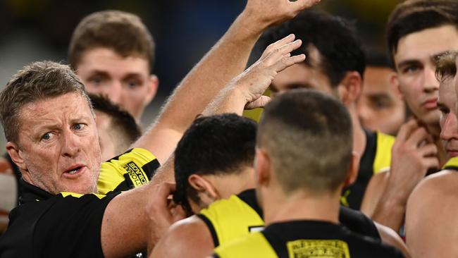 The Tigers have some pieces of the puzzle, according to coach Damien Hardwick. Picture: Quinn Rooney/Getty Images