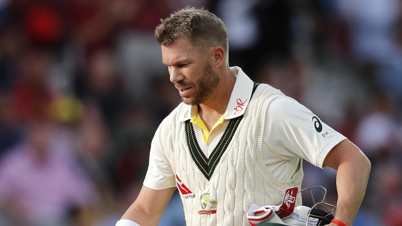 David Warner is yet to pass 10 in an innings this series.