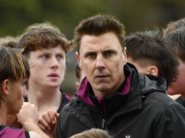 Haileybury Coach Matthew Lloyd. Picture: Andrew Batsch