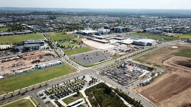 New housing being built in Oran Park. Picture: Jonathan Ng