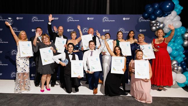 All the NT winners of 2023 NT Training Awards. Picture: Supplied