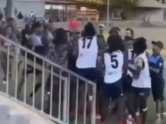 Brawl breaks out in Katherine footy match on May 12.