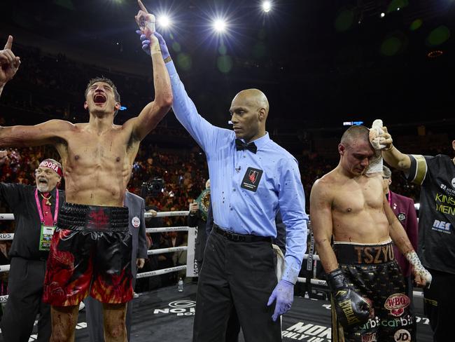 Tim Tszyu lost to Sebastian Fundora. Picture: No Limit Boxing