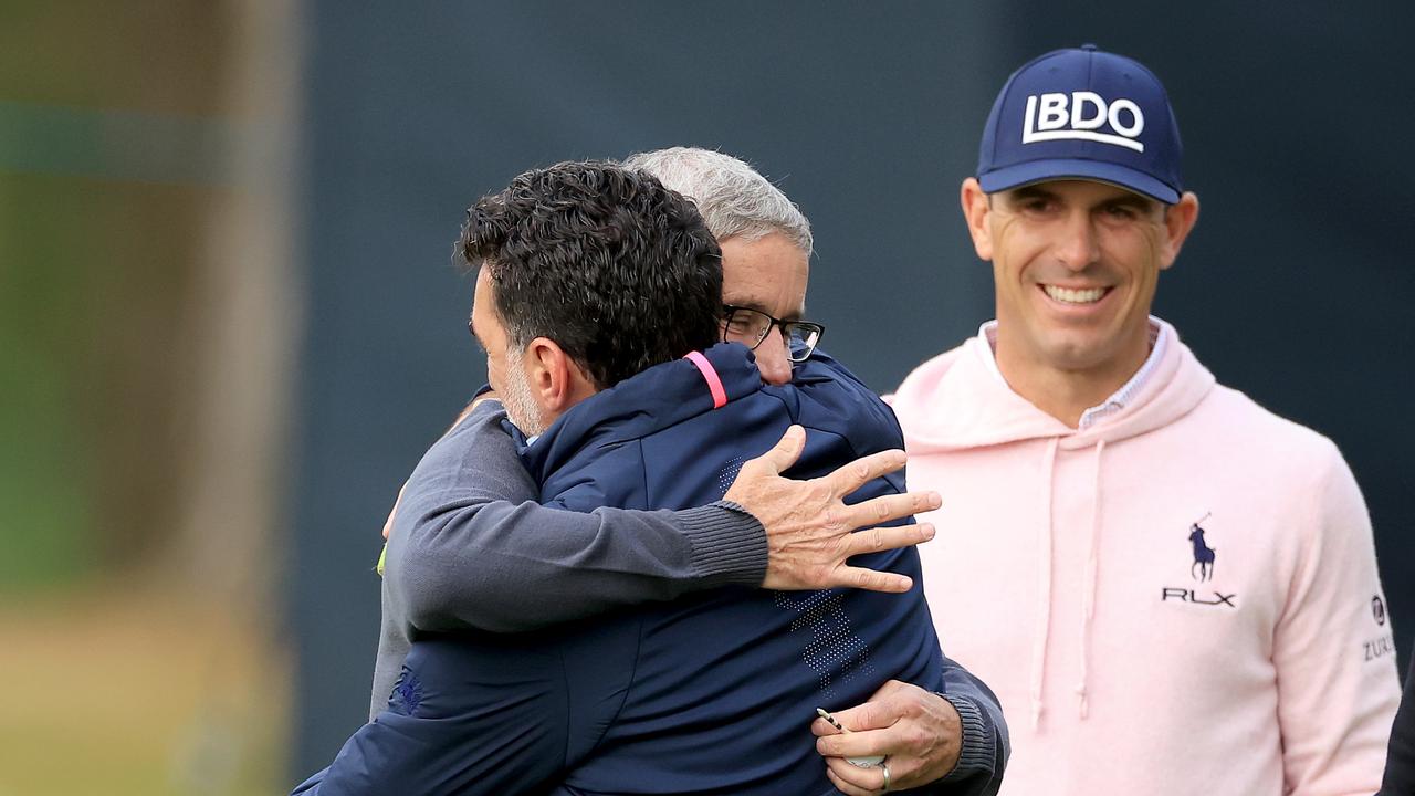 They certainly looked happy. (Photo by David Cannon/Getty Images)