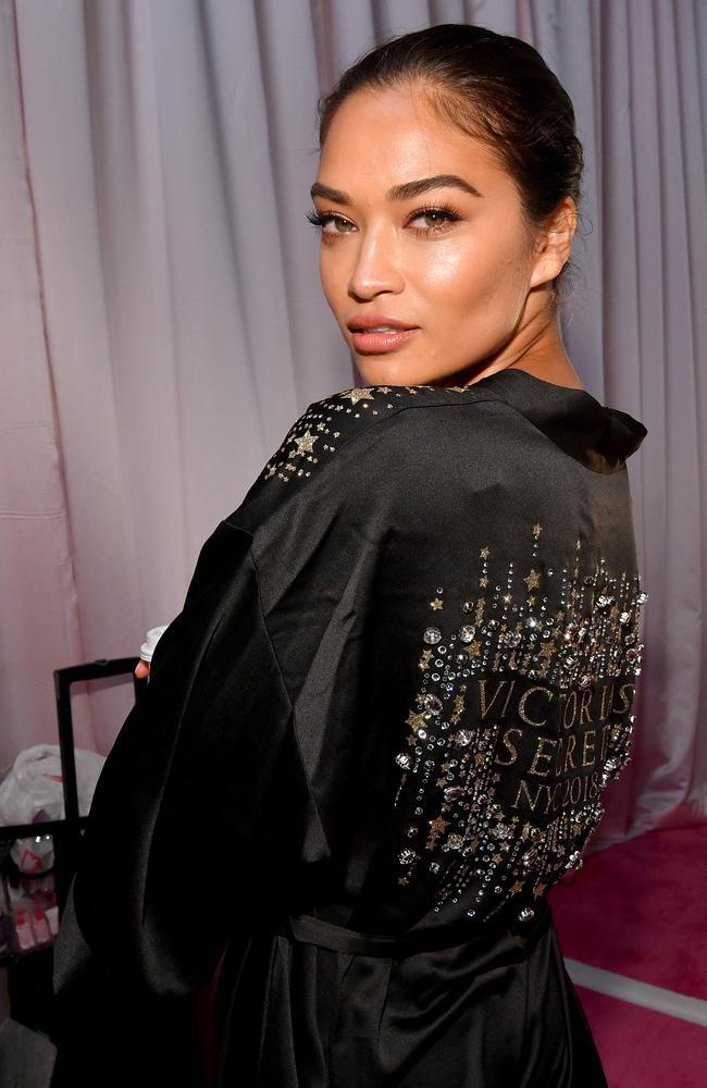 Shanina Shaik was back for her fifth VS Fashion Show. Picture: Getty Images