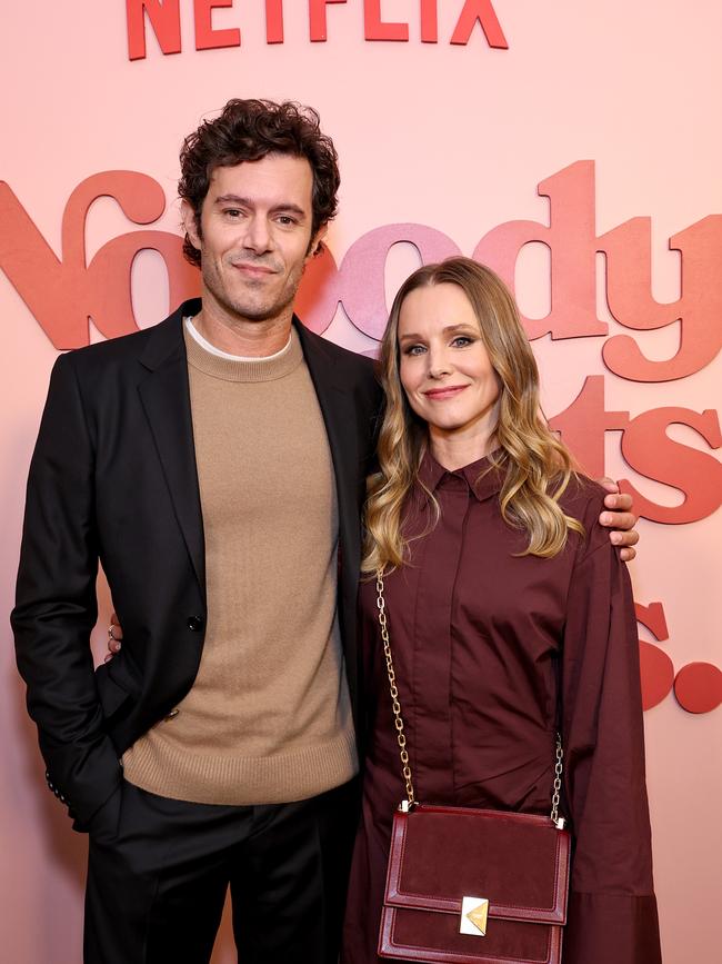 … and with current on-screen beau Adam Brody. Picture: Jamie McCarthy/Getty