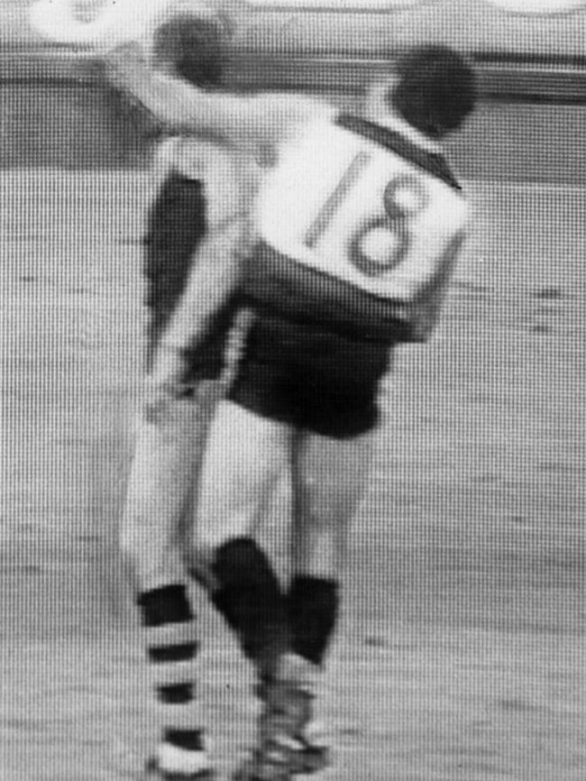 David Granger collects Graham Cornes with a big hit.