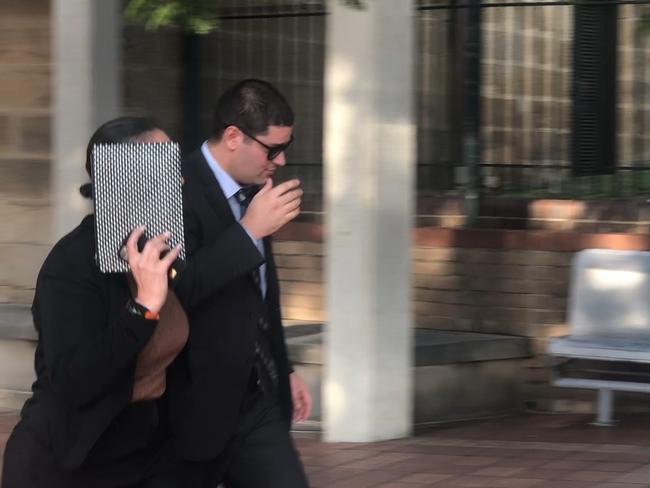 Cavallaro leaving court earlier this year.