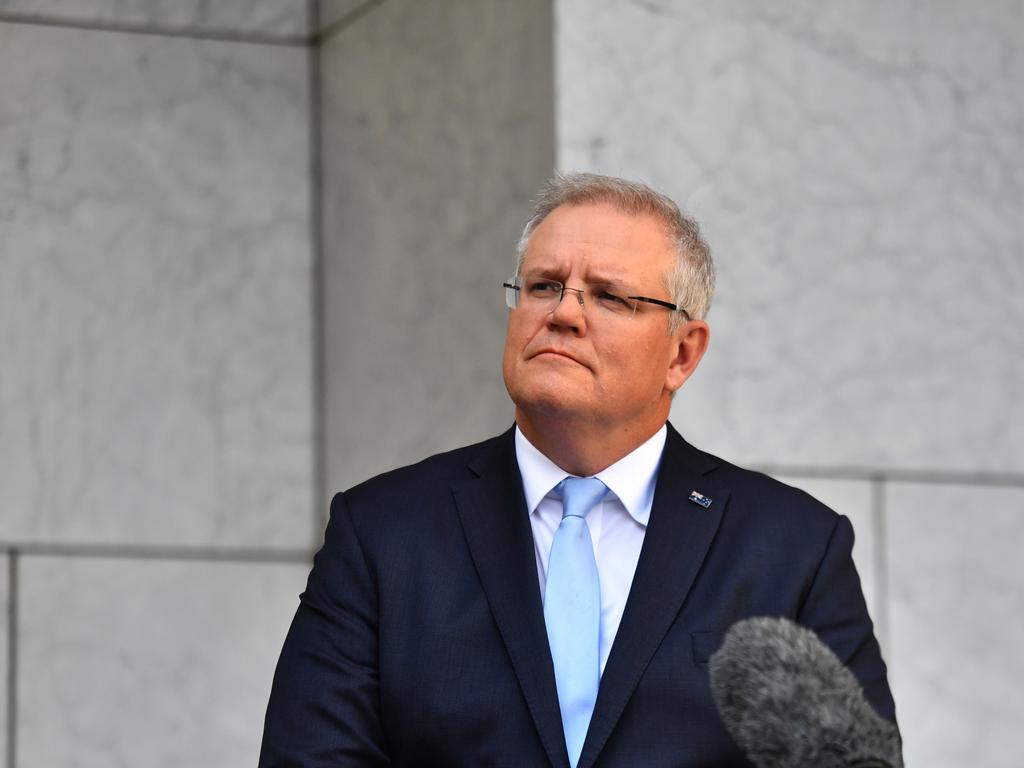 Prime Minister Scott Morrison says Donald Trump was impressed by Australia’s response to the pandemic. Picture: AAP