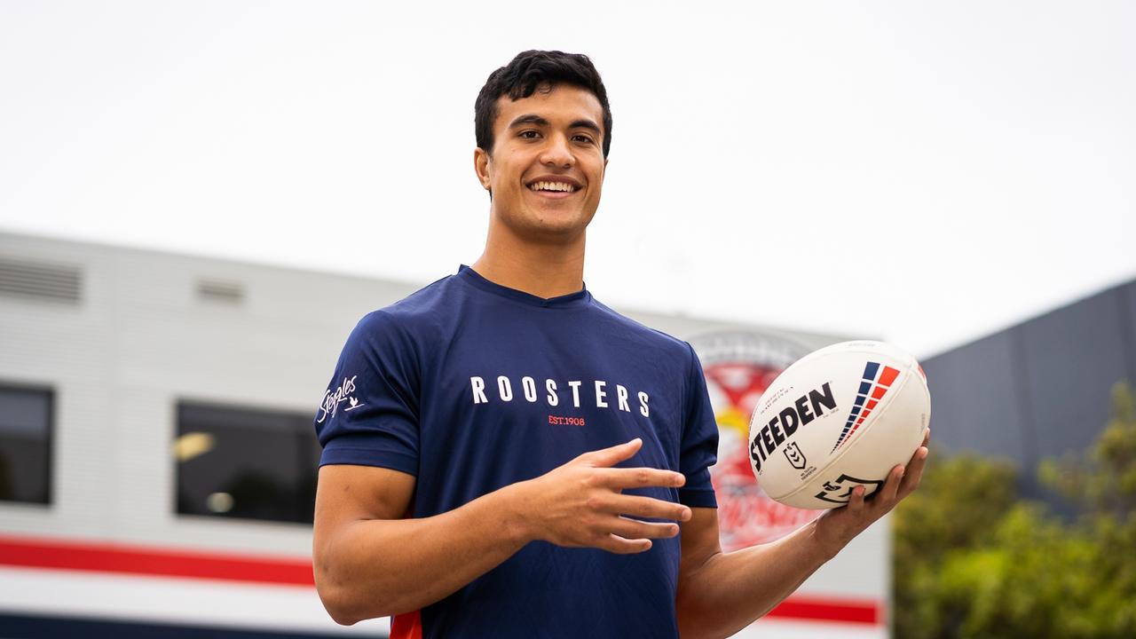 Sydney Roosters new signing Joseph Suaalii. Picture: Roosters Digital