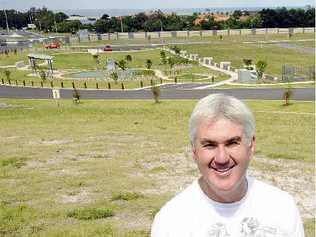 Developer Chris Condon inspects his new Angels Beach North Estate, where construction work will soon begin. Last week Mr Condon got his subdivision certificate. . Picture: Doug Eaton