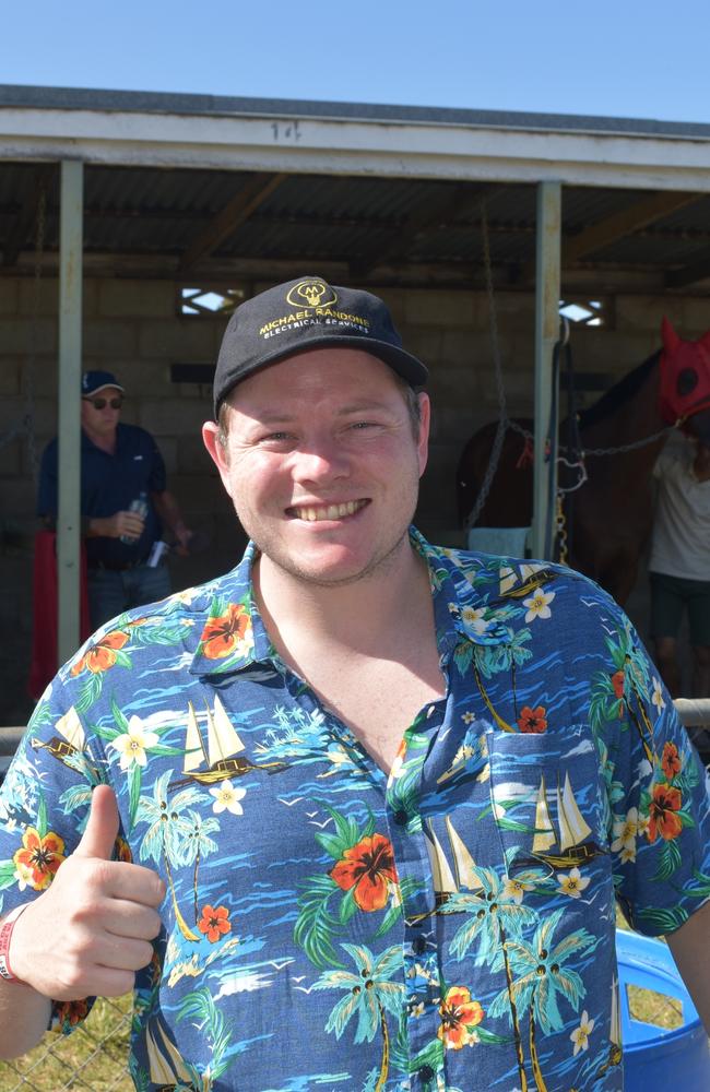 Brock Thompson at Warwick Cup race day at Allman Park Racecourse, Saturday, October 14, 2023 (Photo: Michael Hudson/ Warwick Daily News)