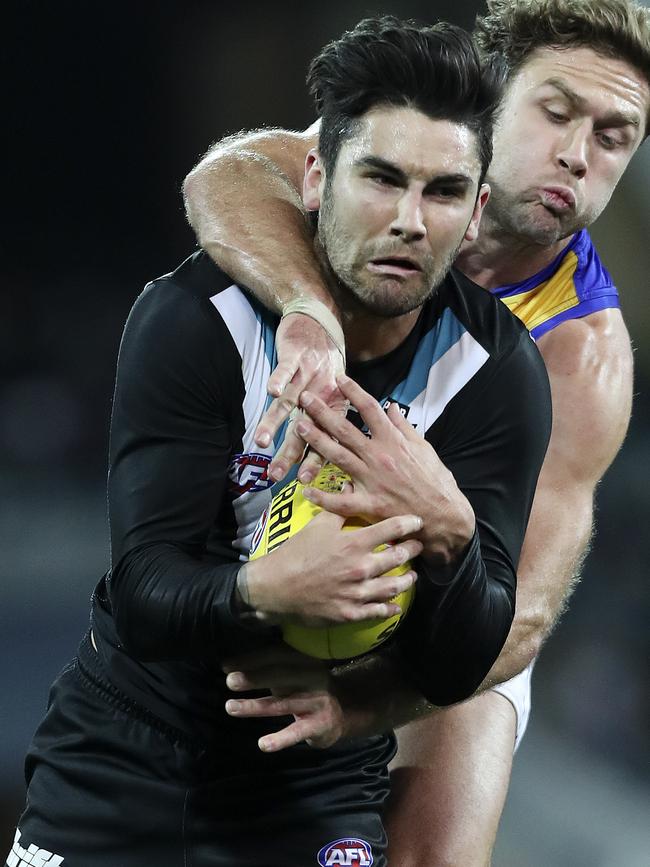 The Hawks want Power star Chad Wingard... Picture: Sarah Reed