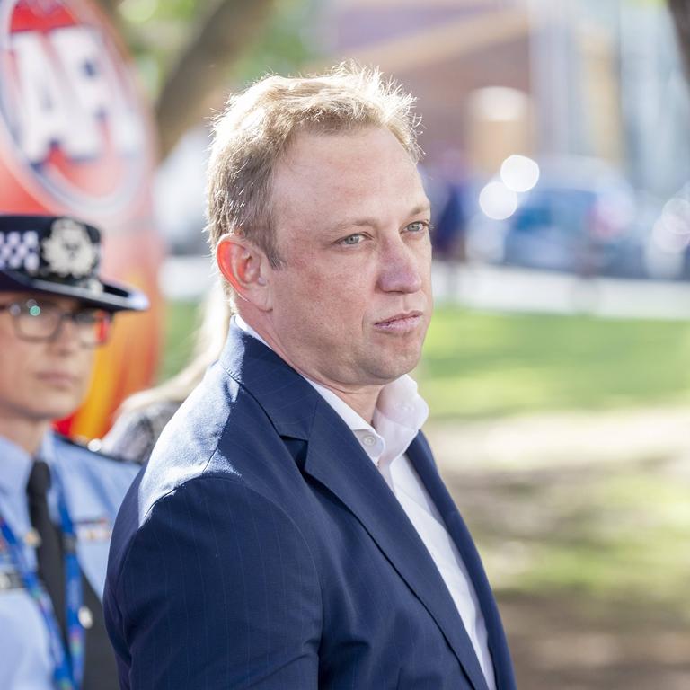 Queensland Premier Steven Miles apologises over East Brisbane State School blunder. Picture: Richard Walker