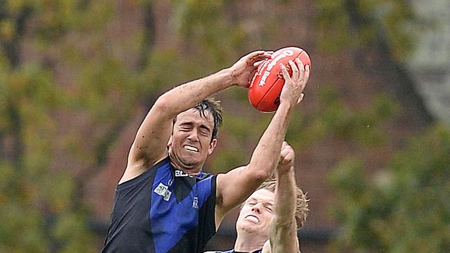 VAFA football: University Blacks V University Blues. No 5 Huw Lacey for Blacks. Picture: David Smith