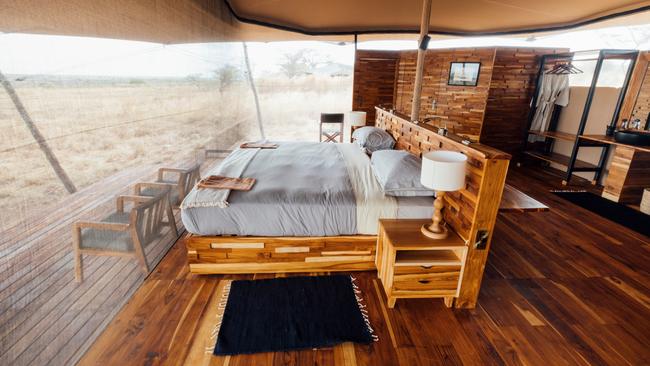 Accommodation at Asilia's Usangu Camp. Picture: Greg Funnell